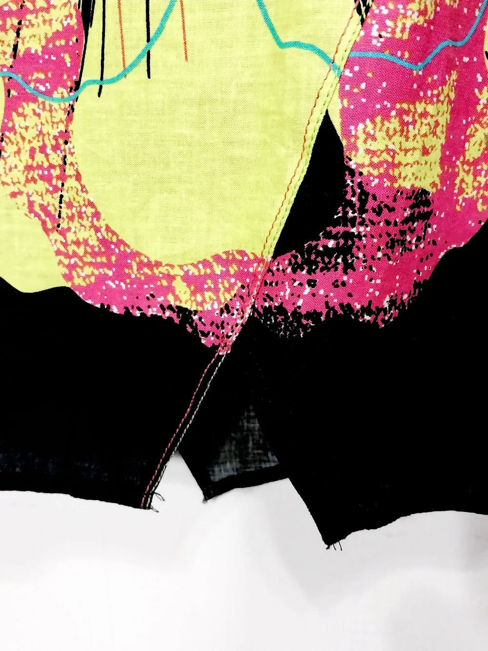 🔵BOGO FREE🔵Alain Weiz  Dress Floral Statement Linen Blend Sz 14 - Picture 7 of 8